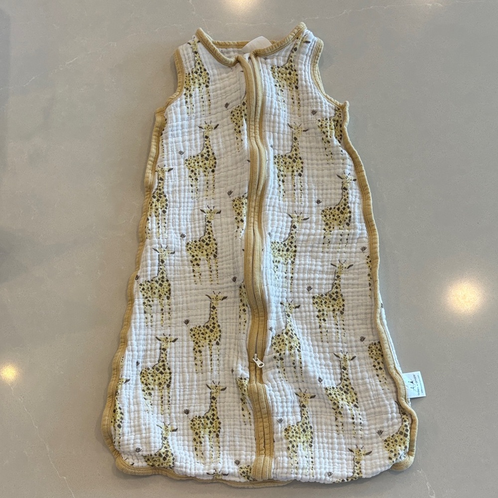 Aden + Anais Yellow Giraffe Sleep Sack-Size Sm